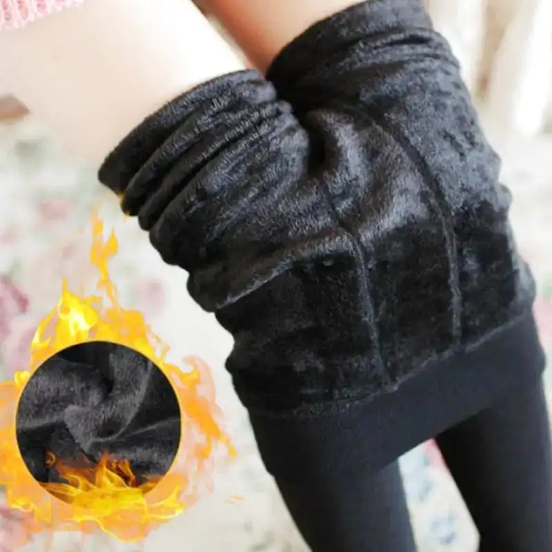 Collant fourré polaire