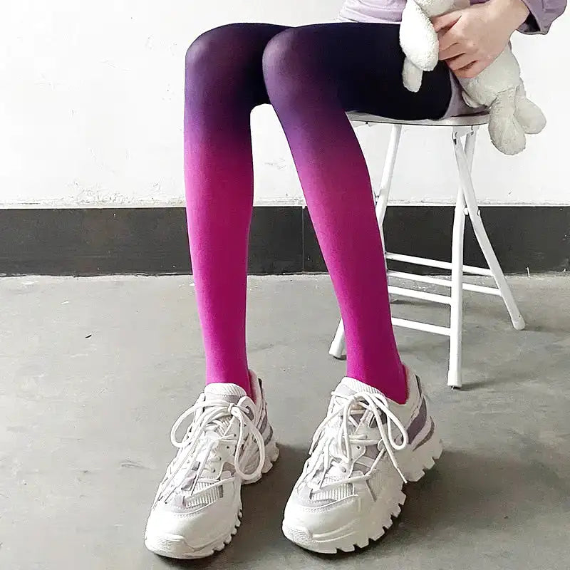 Collant pailleté polaire