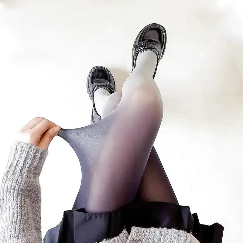 Collant pailleté polaire