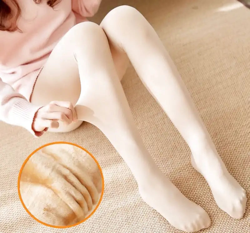Collant polaire beige