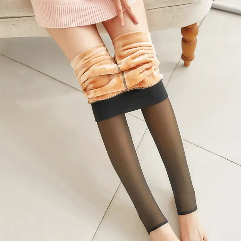 Collant polaire gris