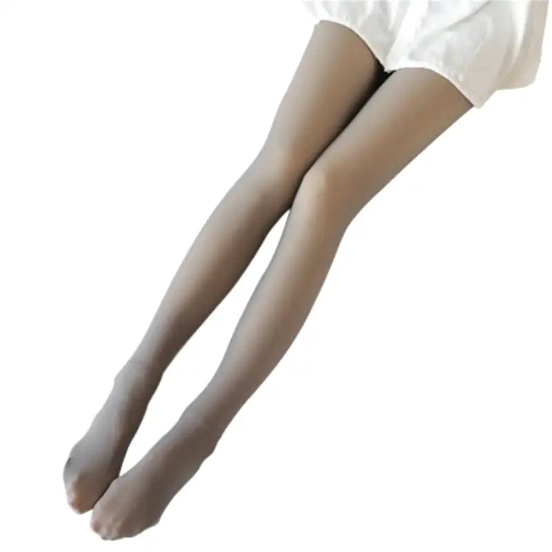 Collant polaire gris
