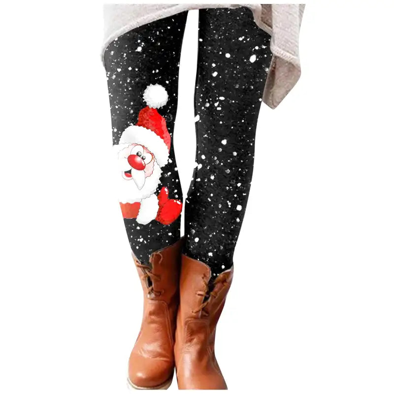 Collant polaire noël